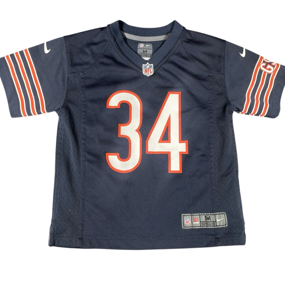 Nike On Field Chicago Bears NFL Walter Payton #34 Youth Kid's Jersey Size M 5-6